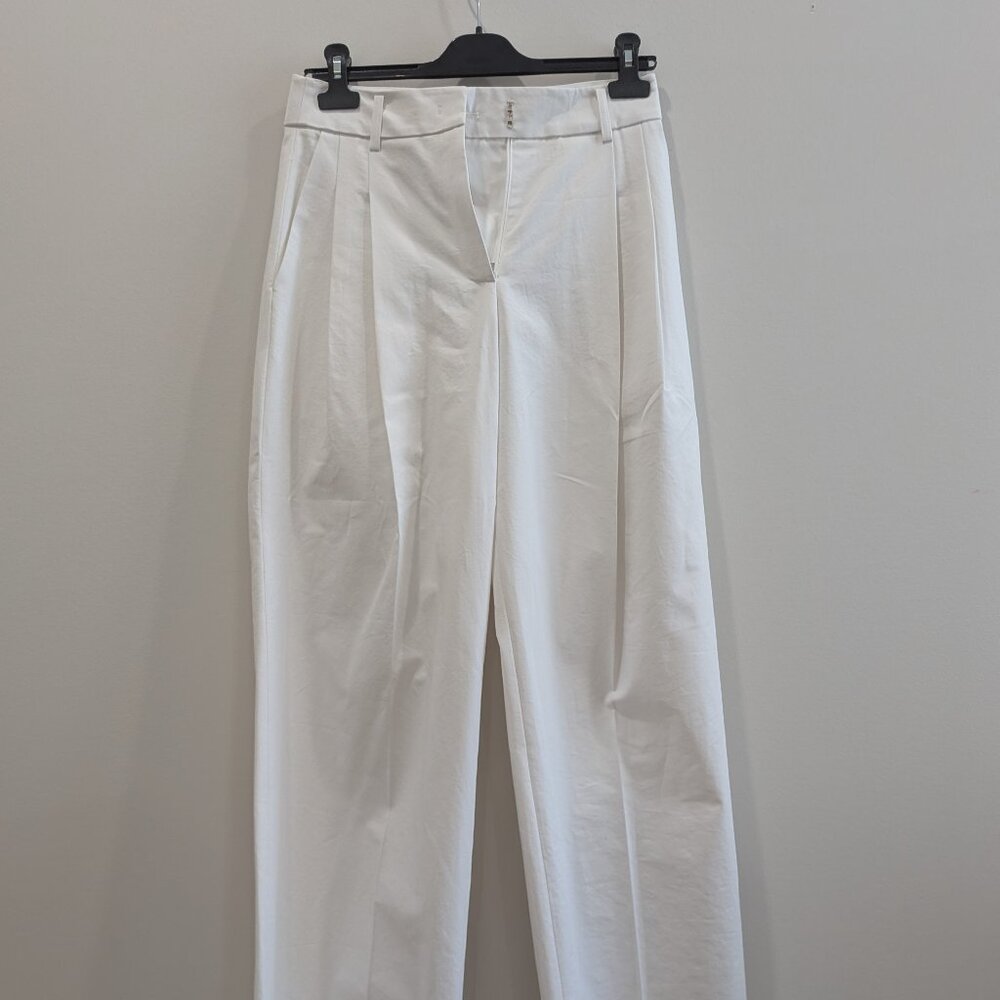 Lady Volume-Wide Curved Pants-Size S NEW with Tag